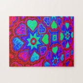 "Colorful Love" Jigzaag Puzzle Legpuzzel (Horizontaal)