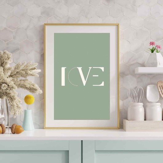 Colorful Love Poster