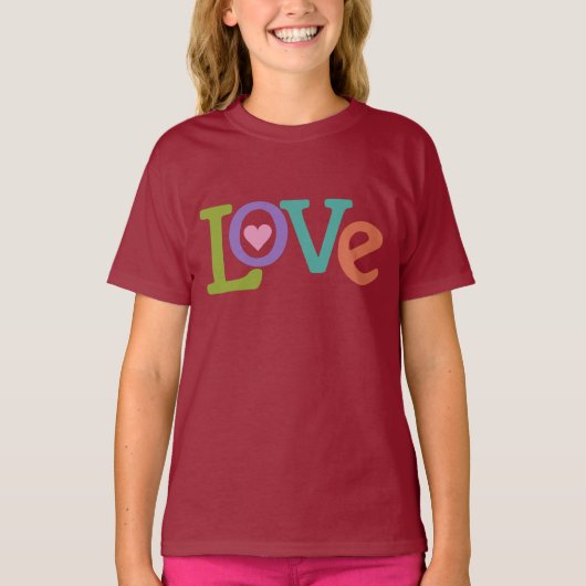 Colorful Love shirten & colberts T-shirt (Voorkant)