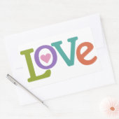 Colorful Love stickers (Envelop)