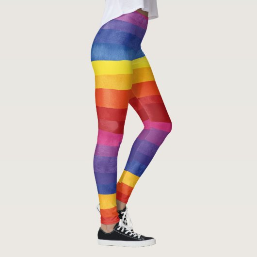 Colorful Love Stripes Leggings (Rechts)