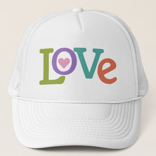 Colorful Love vrachtwagenhoezen Trucker Pet (Voorkant)