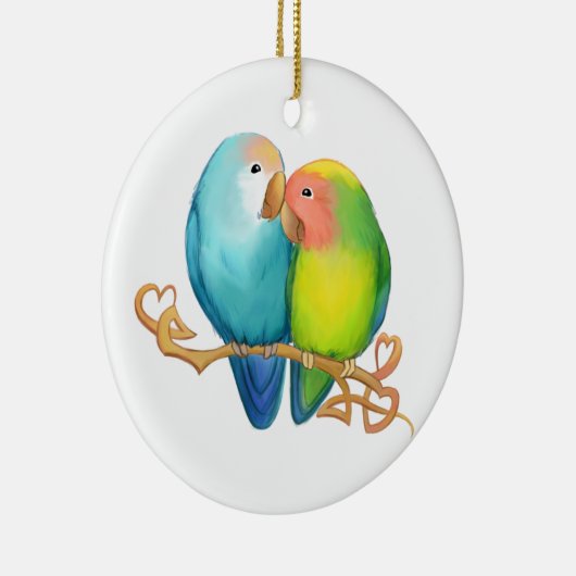 Colorful Lovebird Ornament (Rechts)