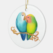 Colorful Lovebird Ornament (Links)