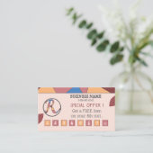 Colorful Loyalty-kaart met Logo Klantenkaartje (Staand voorkant)