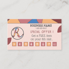 Colorful Loyalty-kaart met Logo Klantenkaartje