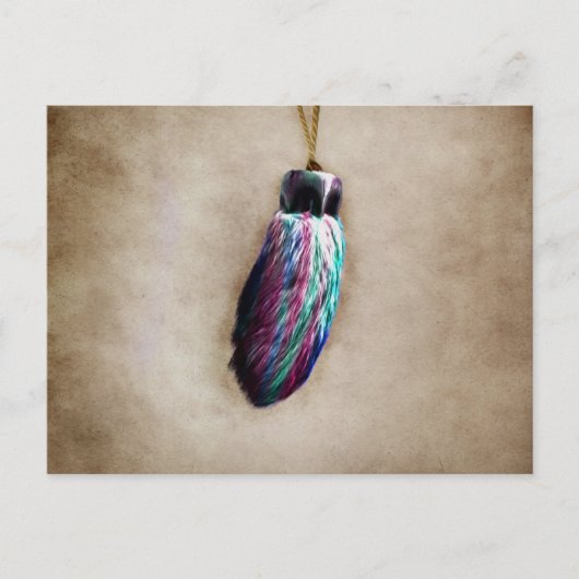 Colorful Lucky Rabbit's Foot Briefkaart (Voorkant)