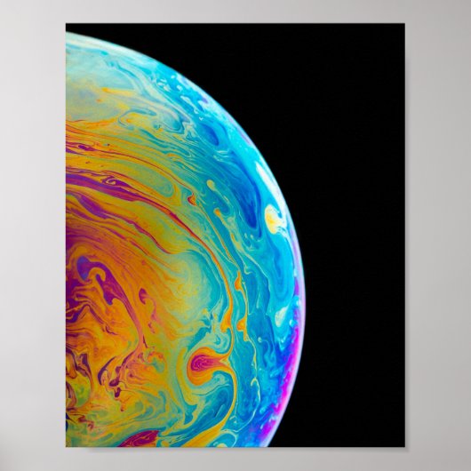 Colorful Lunar Pics Cool Moon Afbeeldingen Creativ Poster (Voorkant)