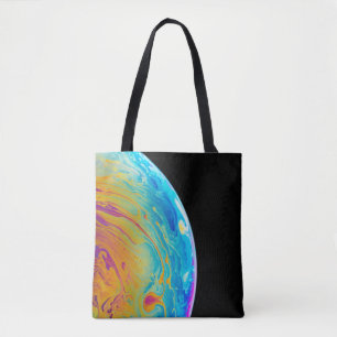 Colorful Lunar Pics Cool Moon Afbeeldingen Creativ Tote Bag