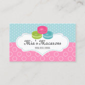 Colorful Macarons Bakery Visitekaartje (Voorkant)