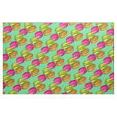 Colorful Macarons waterverf art funky Stof (Fat Quarter)