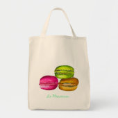 Colorful Macarons waterverf art funky Tote Bag (Voorkant)