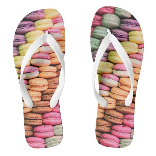 Colorful Macaroons Quirky Teenslippers (Voetbed)