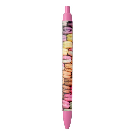 Colorful Macaroons Zwarte Inkt Pen (Voorkant Verticaal)