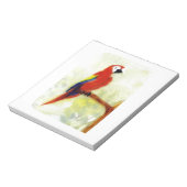 Colorful Macaw Bird Art Notitieblok (Linkerzijde)