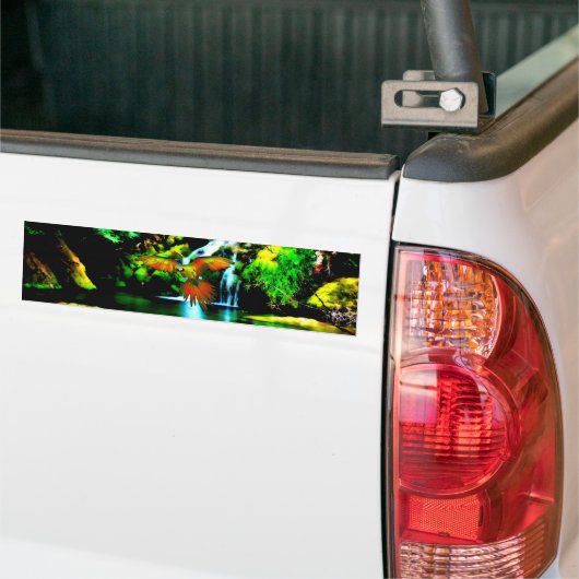 Colorful Macaw Bumpersticker (Op Truck)