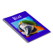 Colorful Macaw Notitieboek (Rechterzijde)