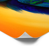 Colorful Macaw Parrot Bird Painting Poster (Hoek)