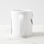 Colorful Macaw Parrot Waterverf Grote Koffiekop (Achterkant)