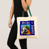 Colorful Macaw Tropische Canvas tas (Voorkant (product))