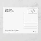 Colorful Macaws, Trinidad Briefkaart (Achterkant)