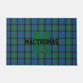 Colorful MacThomas Pset Monogrammed Deurmat (Voorkant)