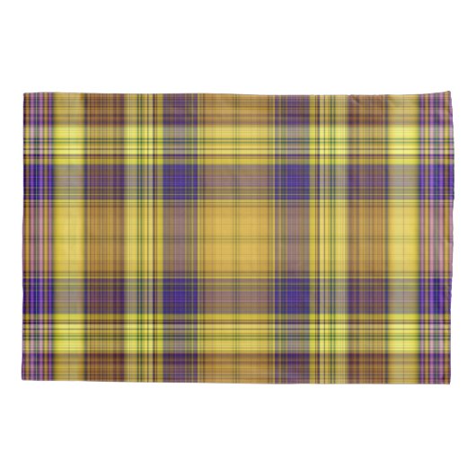Colorful Madras Kussensloop (Achterkant)