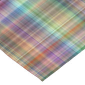 Colorful Madras Pset Stripe Patroon Tafelkleed (Gekanteld)