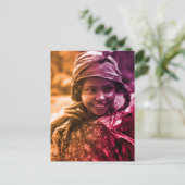 Colorful Maghreb Tunesische Djerba-meisje Postca Briefkaart (Staand voorkant)