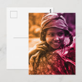 Colorful Maghreb Tunesische Djerba-meisje Postca Briefkaart (Voorkant / Achterkant)