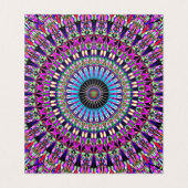 Colorful Magic Mandala Visitekaartje (Binnenkant ongevouwen)