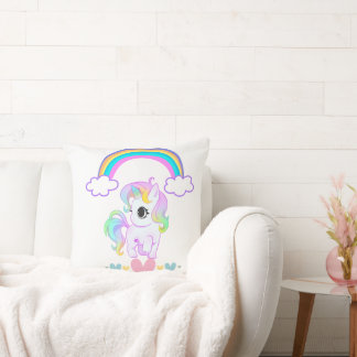 Colorful magic-themed pillow for children's or liv kussen