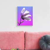 Colorful Magnolia Wrapped Canvas Afdruk (Insitu (Woonkamer))