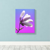 Colorful Magnolia Wrapped Canvas Afdruk (Insitu (Houten vloer))