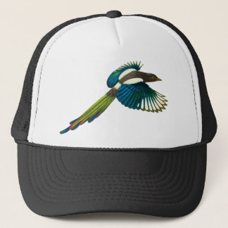 Colorful Magpie Bird,  illustratie Trucker Pet