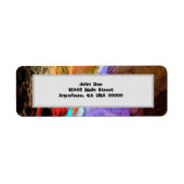 Colorful mailing label (Voorkant)