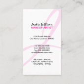 Colorful Makeup Artist Visitekaartje (Achterkant)