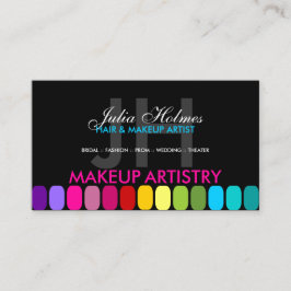 Colorful Makeup Artist Visitekaartje