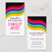 Colorful Makeup Artist Visitekaartje (Voorkant / Achterkant)
