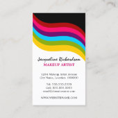 Colorful Makeup Artist Visitekaartje (Achterkant)