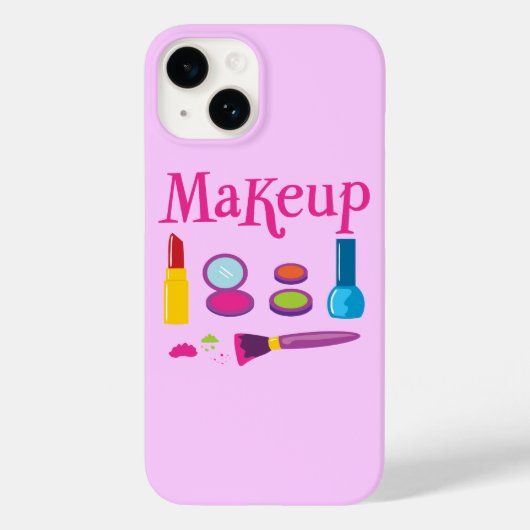 Colorful Makeup iPhone Case (Achterkant)