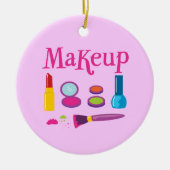 Colorful Makeup Keramisch Ornament (Voorkant)