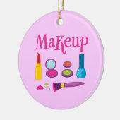 Colorful Makeup Keramisch Ornament (Links)
