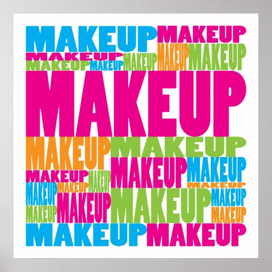 Colorful Makeup Poster (Voorkant)