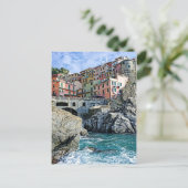 Colorful Manarola, Italia Briefkaart (Staand voorkant)