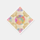 Colorful Mandala Art Servet (Hoek)