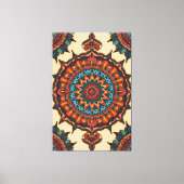 Colorful Mandala Canvas Afdruk (Voorkant)