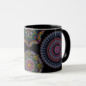 Colorful Mandala Coffee Mok (Voorkant rechts)