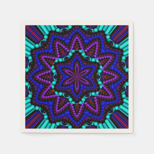 Colorful Mandala Design Servet (Voorkant)