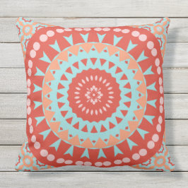 Colorful Mandala Double Sided Buitenkussen